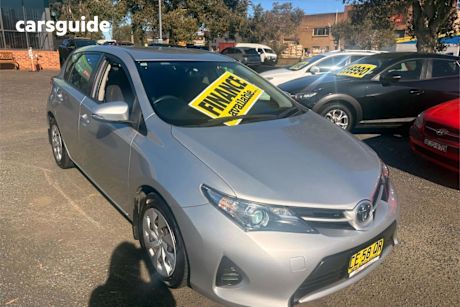 Silver 2013 Toyota Corolla Hatchback Ascent