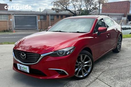 Red 2017 Mazda 6 Sedan Atenza