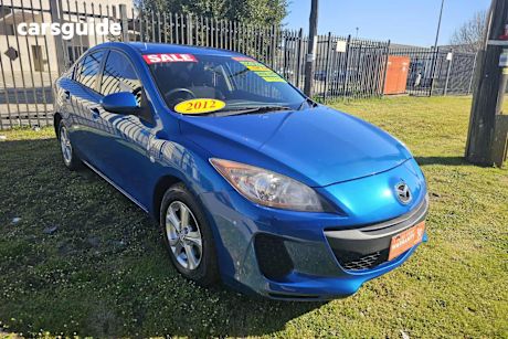 Blue 2012 Mazda 3 Sedan Neo