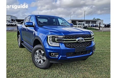Blue 2025 Ford Ranger Ute Tray XLT 4X4