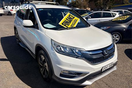 White 2015 Honda CR-V Wagon Limited Edition 4WD