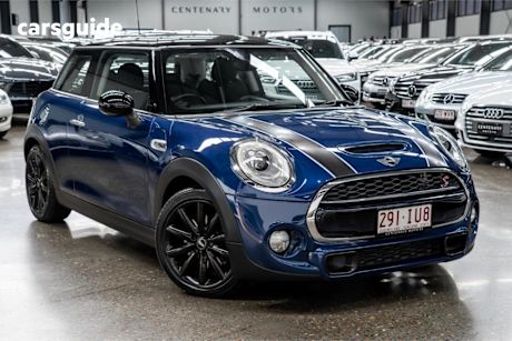 Blue 2016 Mini Cooper Hatchback S