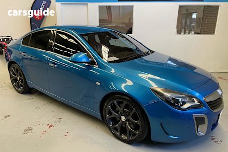 Blue 2015 Holden Insignia Sedan VXR