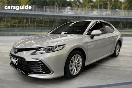 Silver 2024 Toyota Camry Sedan Ascent Hybrid