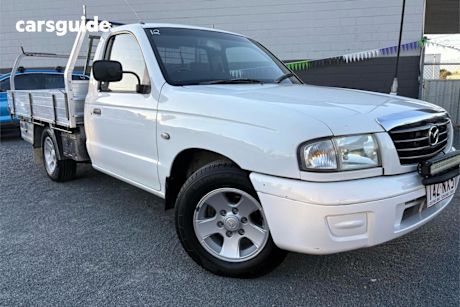 White 2006 Mazda B2500 Cab Chassis Bravo Dx