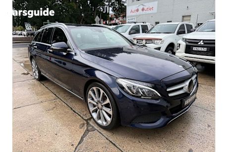 Blue 2016 Mercedes-Benz C250 Wagon D
