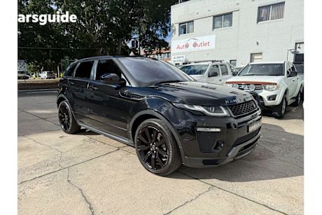 Black 2016 Land Rover Range Rover Evoque Wagon TD4 180 HSE DYNAMIC 4X4
