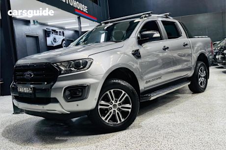 Silver 2020 Ford Ranger Double Cab Pick Up Wildtrak 2.0 (4X4)