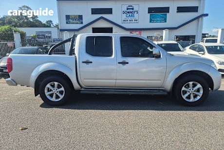 Silver 2012 Nissan Navara Dual Cab Pick-up St (4X4)