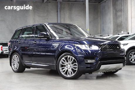 Blue 2017 Land Rover Range Rover Sport Wagon 3.0 SDV6 HSE