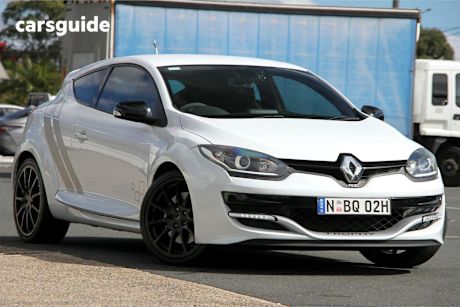 White 2014 Renault Megane Coupe RS 275 Trophy