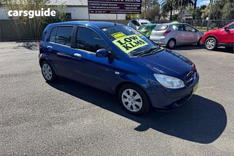 Blue 2007 Hyundai Getz Hatchback 1.6