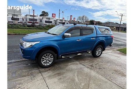 Blue 2016 Mitsubishi Triton Ute Tray GLS 4X4