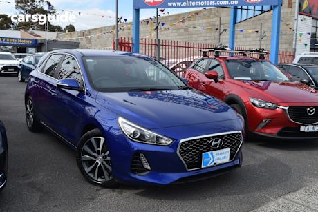 Blue 2019 Hyundai I30 Hatchback Elite