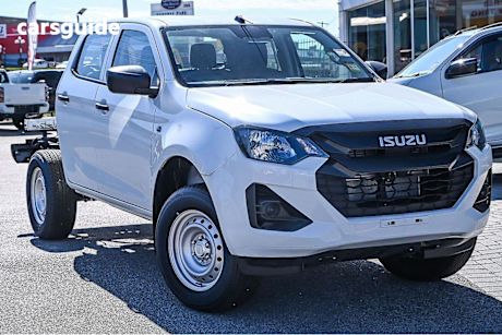 White 2025 Isuzu D-MAX Ute Tray SX 4X4