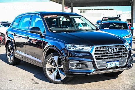 Blue 2015 Audi Q7 Wagon 3.0 TDI Quattro