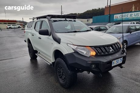 White 2018 Mitsubishi Triton Dual Cab Utility Glx Plus (4X4)