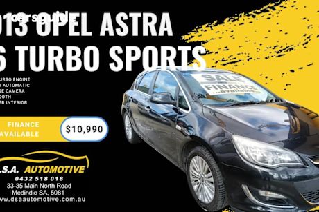 Black 2013 Opel Astra Hatchback 1.6 Select