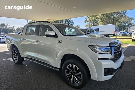 White 2025 GWM Cannon Dual Cab Utility LUX (4X4)