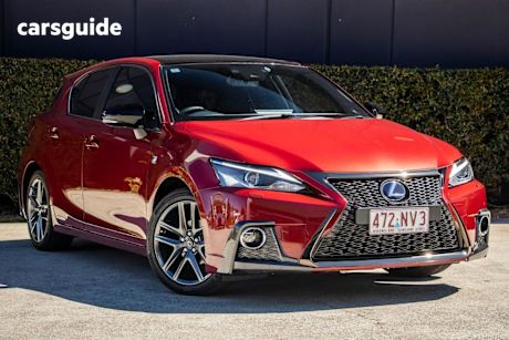 Red 2018 Lexus CT200H Hatchback F Sport Hybrid