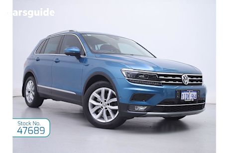 Blue 2018 Volkswagen Tiguan Wagon 162 Tsi Highline