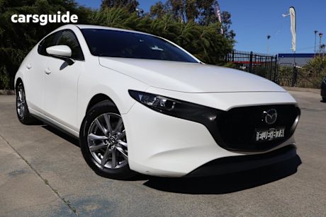 White 2020 Mazda 3 Hatchback G20 Pure