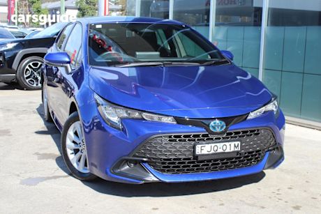 Blue 2024 Toyota Corolla Hatch