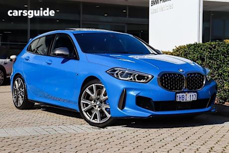 Blue 2020 BMW M135I Hatchback Xdrive