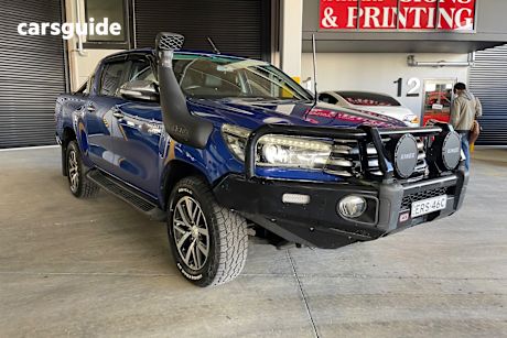 Blue 2016 Toyota Hilux Dual Cab Utility SR5 (4X4)