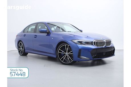 Blue 2022 BMW 330I Sedan M Sport