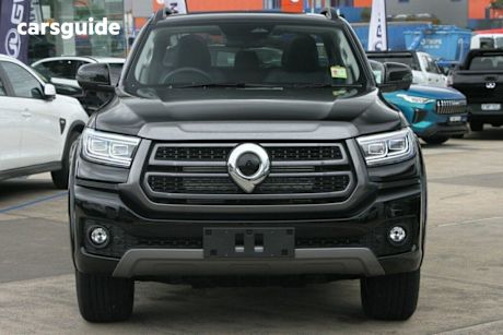 Black 2025 GWM Cannon Dual Cab Utility LUX (4X4)