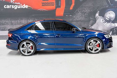 Blue 2019 Audi S3 Sedan 4WD