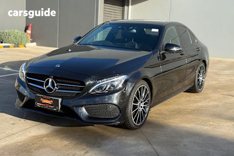 Black 2017 Mercedes-Benz C200 Sedan