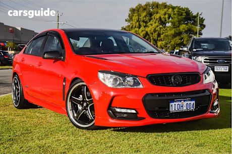 Red 2016 Holden Commodore Sedan SV6 Black Pack