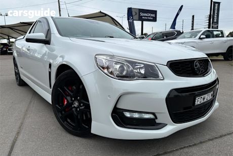 White 2015 Holden UTE Utility Ss-V Redline