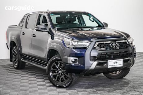 Blue 2022 Toyota Hilux Double Cab Pick Up Rogue (4X4)