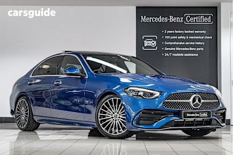 Blue 2022 Mercedes-Benz C-CLASS Sedan C200 R