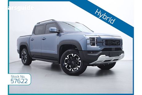 Blue 2025 BYD Shark 6 Dual Cab Utility Dual Motor Premium