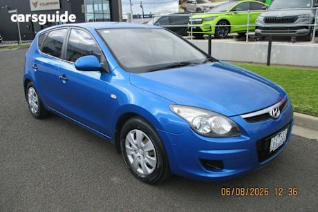Blue 2010 Hyundai I30 Hatchback Slx