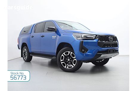 Blue 2024 Toyota Hilux Double Cab Pick Up SR5 48V (4X4)