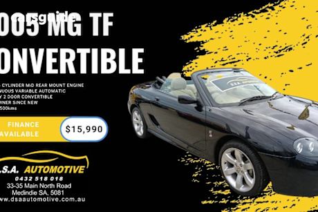 Black 2005 MG TF Roadster 120