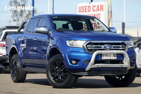 Blue 2019 Ford Ranger Super Cab Utility XLT 2.0 (4X4)