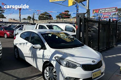 White 2014 Kia Cerato Sedan S
