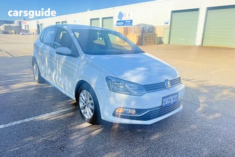 White 2016 Volkswagen Polo Hatchback 81 TSI Comfortline