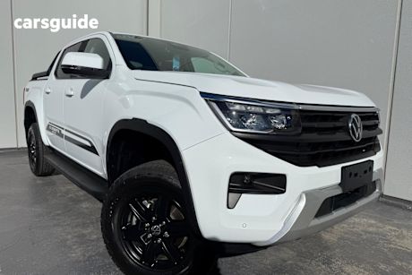 White 2025 Volkswagen Amarok Dual Cab Utility 10-Deserts EDT TDI500 4Motion