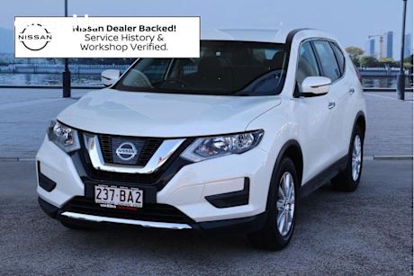 White 2019 Nissan X-Trail Wagon St (4Wd) (5Yr)