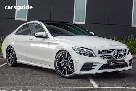 White 2020 Mercedes-Benz C200 Sedan