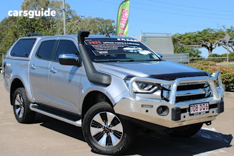Silver 2021 Isuzu D-MAX Crew Cab Utility LS-U (4X4)
