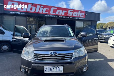 Grey 2009 Subaru Forester Wagon Xt Premium