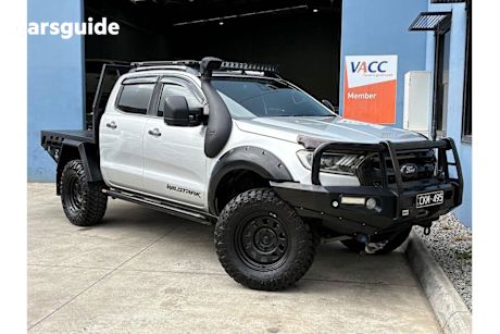 Silver 2017 Ford Ranger Ute Tray WILDTRAK 4X4